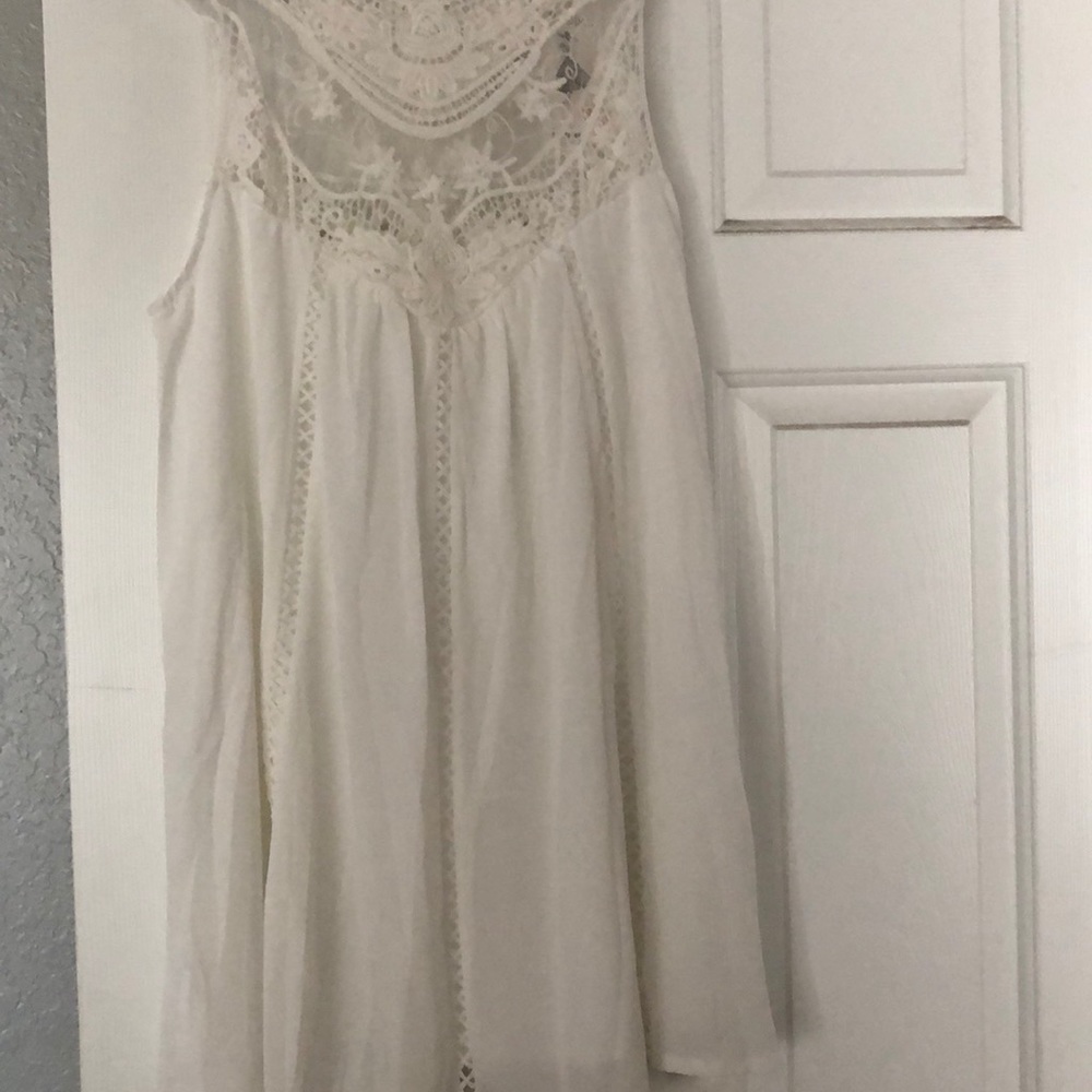 Beautiful white summer dress.